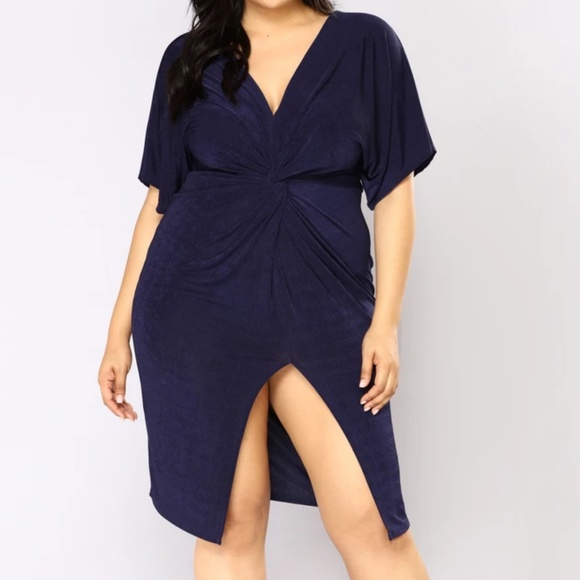 fashion nova knot dress
